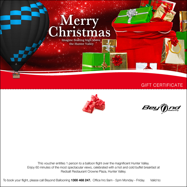 Balloon Gift Certificate